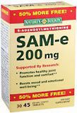 Nature's Bounty SAM-e 200 mg Tablets  -  45 Tablets