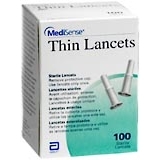 MediSense Thin Lancets - 100 EA