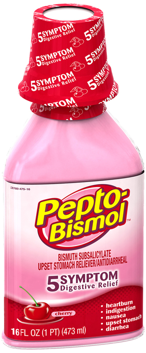 Pepto-Bismol Liquid Cherry  -  16 OZ