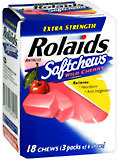 Rolaids Softchews Extra Strength Wild Cherry  -  18 EA