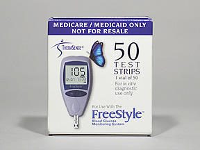 FREESTYLE MED TEST STP 50  - Size 50  STP at MedshopExpress.Com