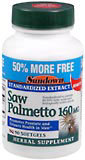 Sundown Saw Palmetto 160 mg Softgels  -  90 Caplets