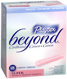 Playtex Beyond Tampons Super Absorbency Unscented - 18 EA