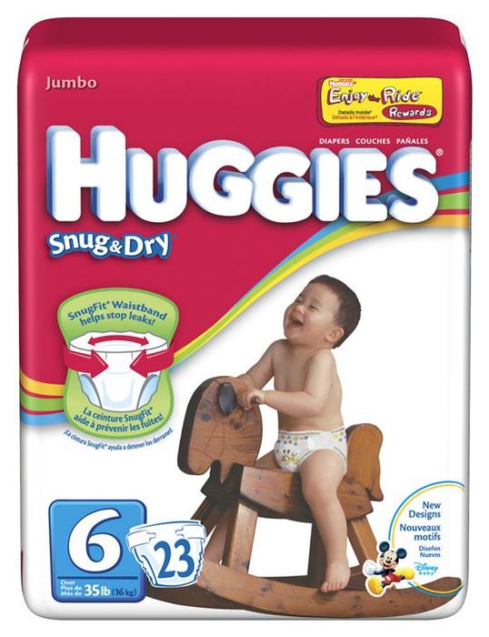 Baby Huggies Snug Dry Diapers Size 6 4x23