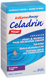 Inflame Away Celadrin Pain Relieving Cream Squeeze Tube  -  3 OZ