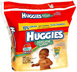 HUGGIES Wipes Natural Care Refill Pack Scented - 160 EA