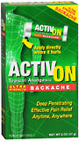 ActivOn Ultra Strength Backache Topical Analgesic - 2 OZ