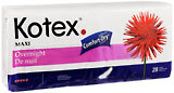 Kotex Overnites Maxi Pads 6X28 Pack - 28 PD