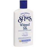 St. Ives Whipped Silk Moisturizer Extra Dry Skin Pure White Silk - 12 OZ