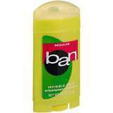 Ban Anti-Perspirant Deodorant Invisible Solid Regular - 2.6 OZ