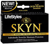 LifeStyles SKYN Condoms Lubricated Non-Latex - 12 EA