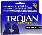 Trojan Condoms Ultra Pleasure Lubricated Latex - 12 Each