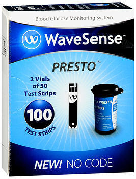 WaveSense Presto Test Strips - 100 EA