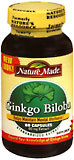 Nature's Resource Ginkgo Biloba, 60 mg Extract, Standardized Extract, Capsules  - 60ea