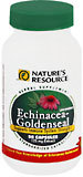 Nature's Resource Echinacea-Goldenseal, 125 mg Extract, Standardized Extract, Capsules  - 50ea