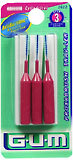 Butler G-U-M Proxabrush Traveler Plastic Cylindrical - 3 Each