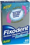 Fixodent Denture Cleanser System Tablets With Progard Refill Tablets - 60 Tablets