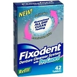 Fixodent Denture Cleanser System Tablets With Progard Refill Tablets - 42 Tablets