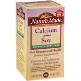 Nature Made Calcium Tablets Plus Soy - 60 Tablets