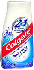 Colgate 2-in-1 Toothpaste and Mouthwash Whitening - 4.6 Ounces