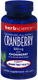 HerbScience Cranberry 500 mg Caplets - 60 Caps
