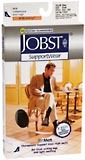 Jobst SupportWear Socks For Men Knee High 8-15 mmHg Black Small - 1 PR