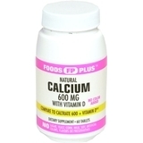 Foods Plus Calcium 600+D Tablets - 60 TB