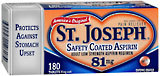 St. Joseph Aspirin Tablets Adult - 180 TB