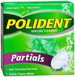 Polident Denture Cleanser, Tablets  - 36ea