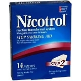 Nicotrol Stop Smoking Aid, Step 2, 10mg, Patches  - 14ea
