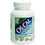Os-Cal Calcium Supplement, 600 Plus, Tablets  - 60ea