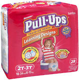 Toddler Huggies Pull ups Girls 2-3T 4x26