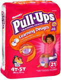 Toddler Huggies Pull ups Girls 4-5T 4x19