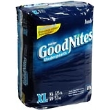 Pull-Ups GoodNites Underpants X-Large 85-125 LBS 4X13 Pack - 13 Each