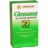Ginsana Energizing Dietary Supplement, Soft Gelatin Capsules  - 30ea
