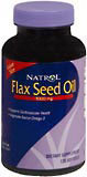Natrol Flax Seed Oil 1000 mg Softgels  -  120 Caplets