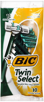 Bic Twin Shavers Sensitive Skin 10-Pack - 10 EA