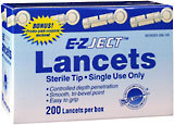 E-Z Ject Lancets Lite Angle - 200 EA