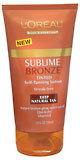L'Oreal SUBLIME BRONZE Tinted Self-Tanning Lotion Deep - 5 OZ