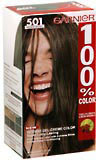 Garnier 100% COLOR Permanent Color - 501 (Medium Brown)  -  1 EA