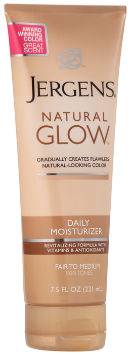 Jergens Moisturizer Natural Glow Medium Skin - 7.5 OZ