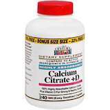 21st Century Calcium Citrate + D Caplets - 240 CP