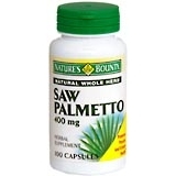 Nature's Bounty Saw Palmetto 400 mg Capsules - 100 Caps