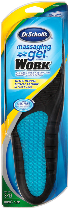 Dr. Scholl's Memory Fit Work Insoles Men's 8-13 - 1 PR
