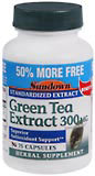 Sundown Green Tea Extract Capsules  -  75 Caplets