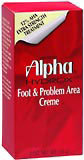 Alpha Hydrox Foot and Problem Area Creme  -  2 OZ