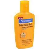 Neutrogena Moisture Rich Sunless Tanning Lotion SPF 20 Deep - 4 OZ