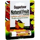 Coppertone Natural Fruit Lip Balm SPF 15 - 0.15 OZ