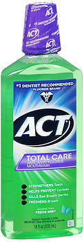 ACT Total Care Anticavity Fluoride Rinse Fresh Mint - 18 OZ