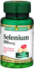 Nature's Bounty Selenium 200 mcg Tablets - 100 TB